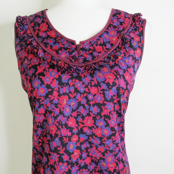 MARC By MARC JACOBS Hot Pink /Black Floral,Top XS - Picture 5 of 6